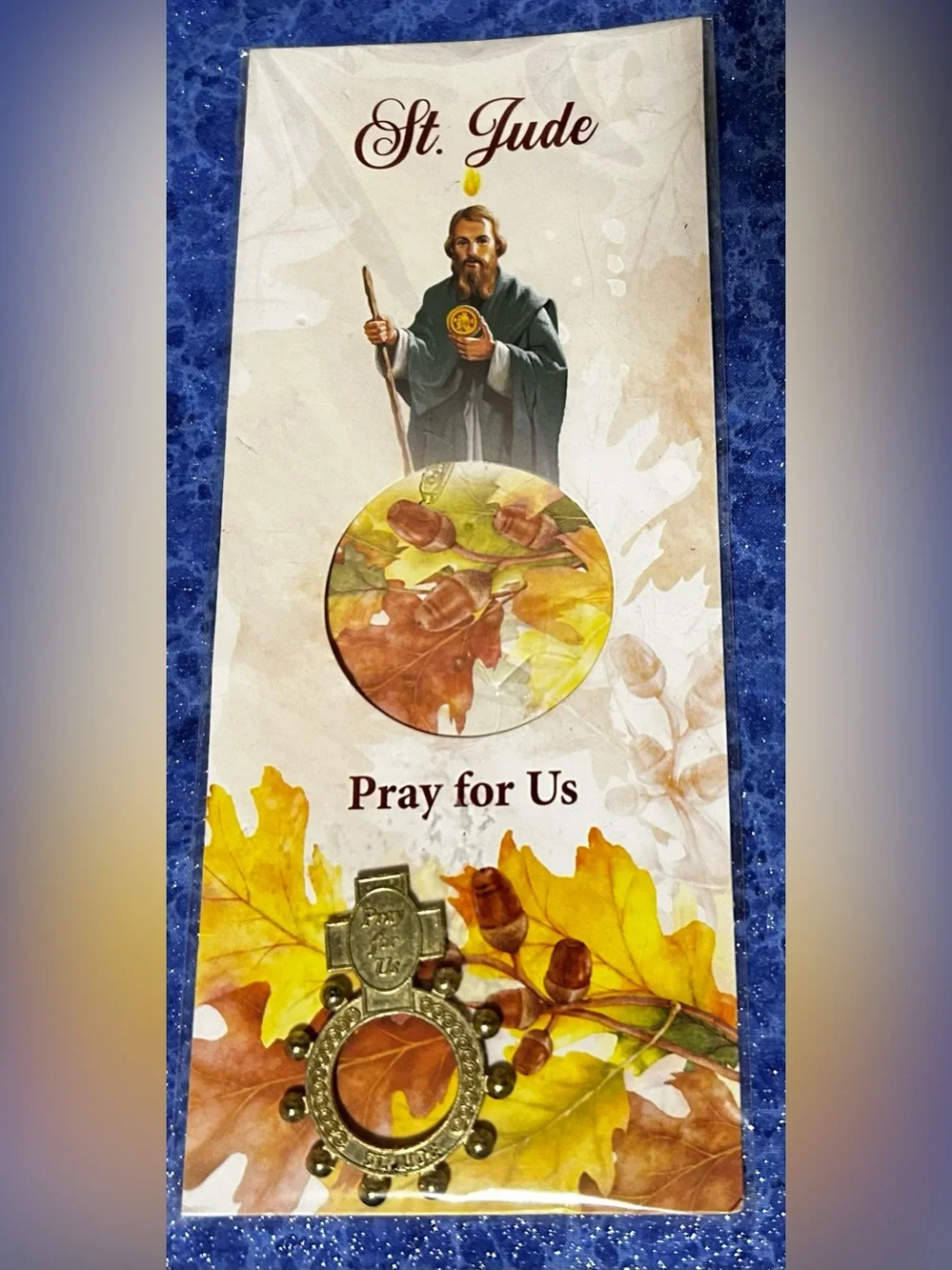 St. Anthony & St. Peregrine Religious Necklace and Rosary Set of four - Picture 2 of 10